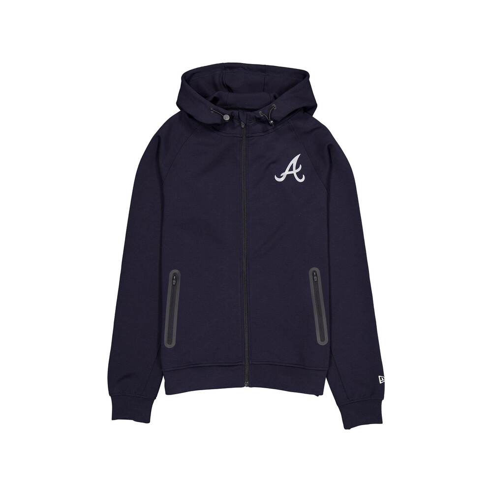 New Era Atlanta Braves Active Full-Zip Hoodie - Size M